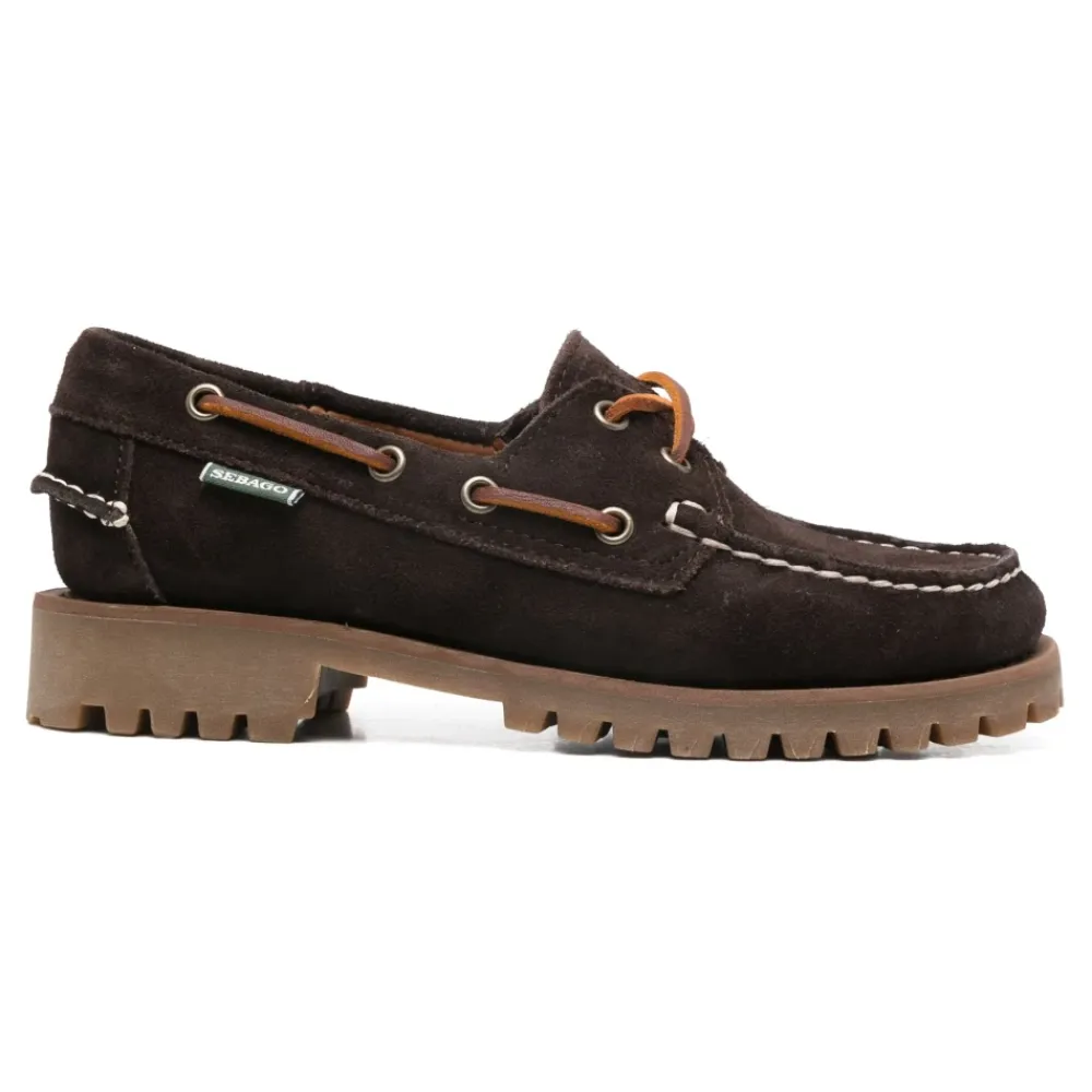 Loafers<Sebago Ranger Ruskind Moka Sko Brun