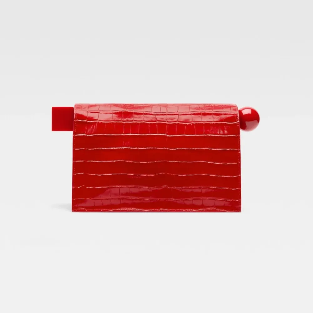 Clutch<Jacquemus Læder Clutch Taske Rød