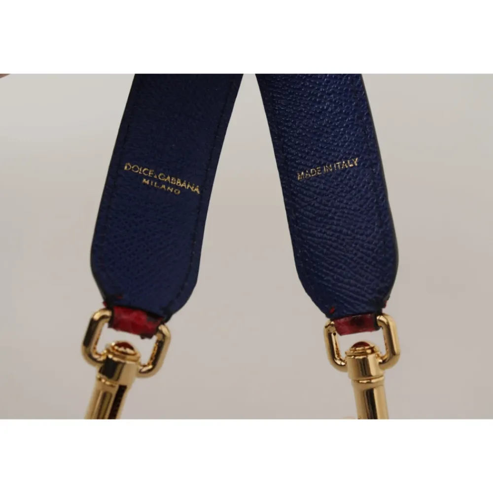 Tilbehør Til Tasker<Dolce & Gabbana Læder Skulderrem til Kvinders Håndtasker Rød