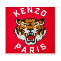 Halstørklæder Og Tørklæder^Kenzo Silke Lucky Tiger Tørklæde Rød