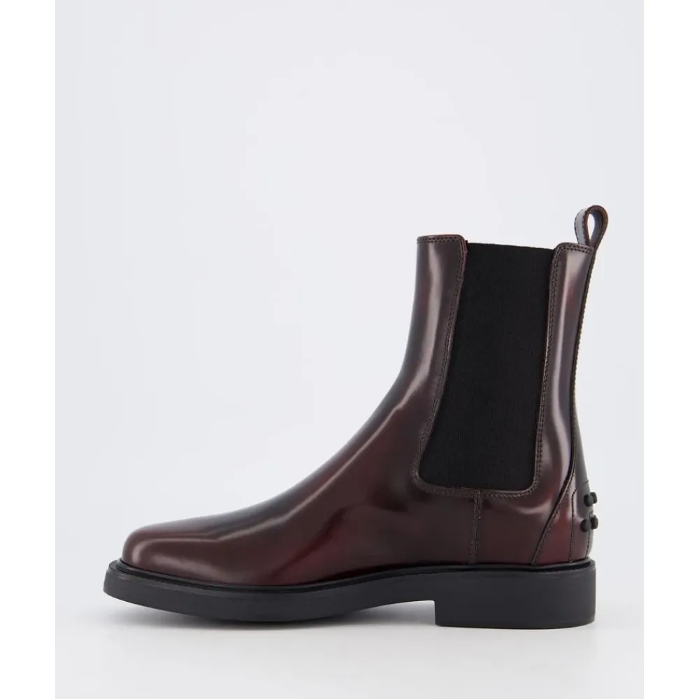 Chelsea Boots^Tod's e Chelsea-støvler til kvinder Rød
