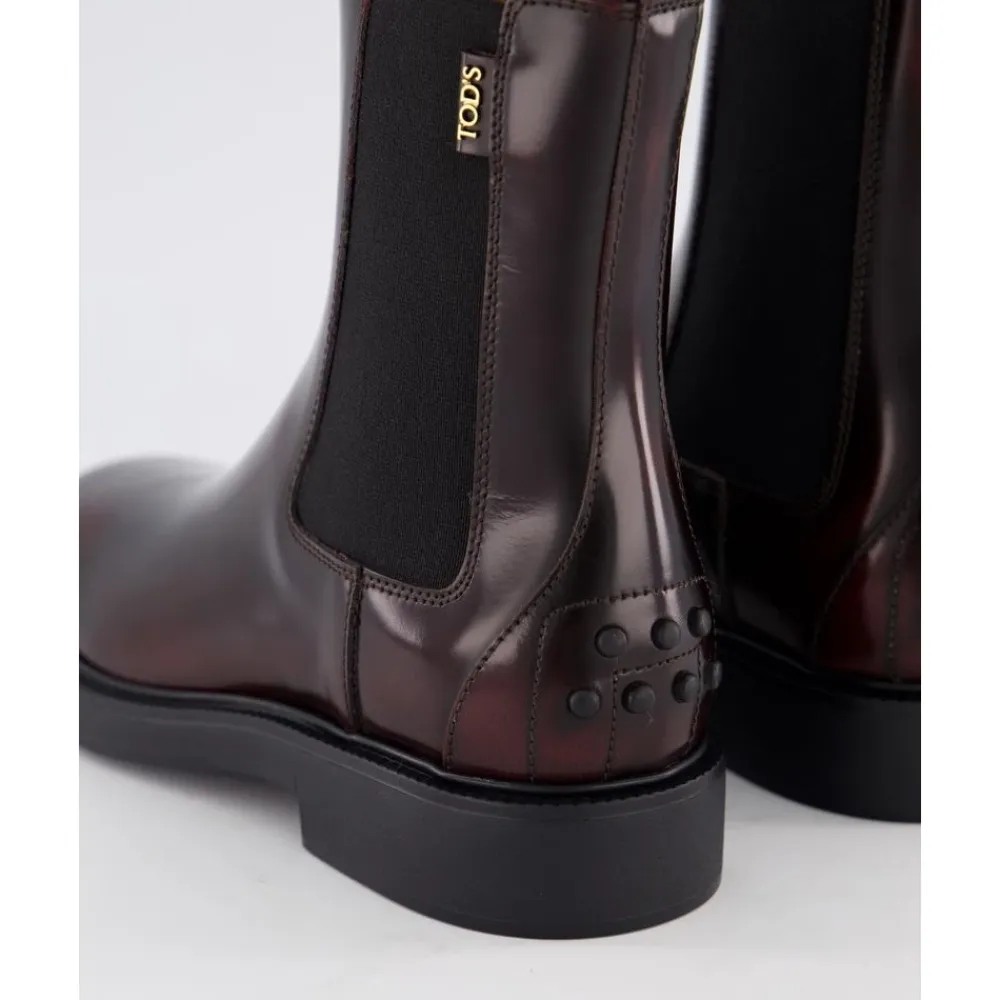 Chelsea Boots^Tod's e Chelsea-støvler til kvinder Rød