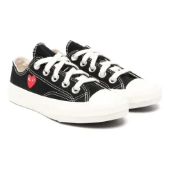 Sneakers<Comme des Garçons Play Røde Heart Low Sneakers Sort