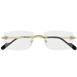 Briller^Cartier Rectangle Glasses Gul