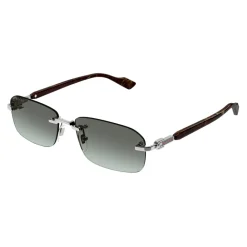 Solbriller<Gucci Rectangular Sunglasses Grå