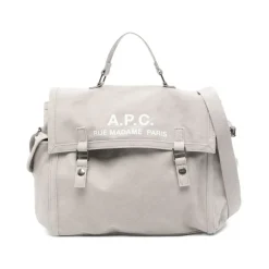Tasker<A.P.C. Recuperation Satchel Hvid