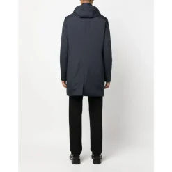Frakker^Moorer Redon-Skt Hooded Coat Blå