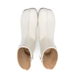 Gummistøvler<MM6 Maison Margiela Regnstøvler Hvid