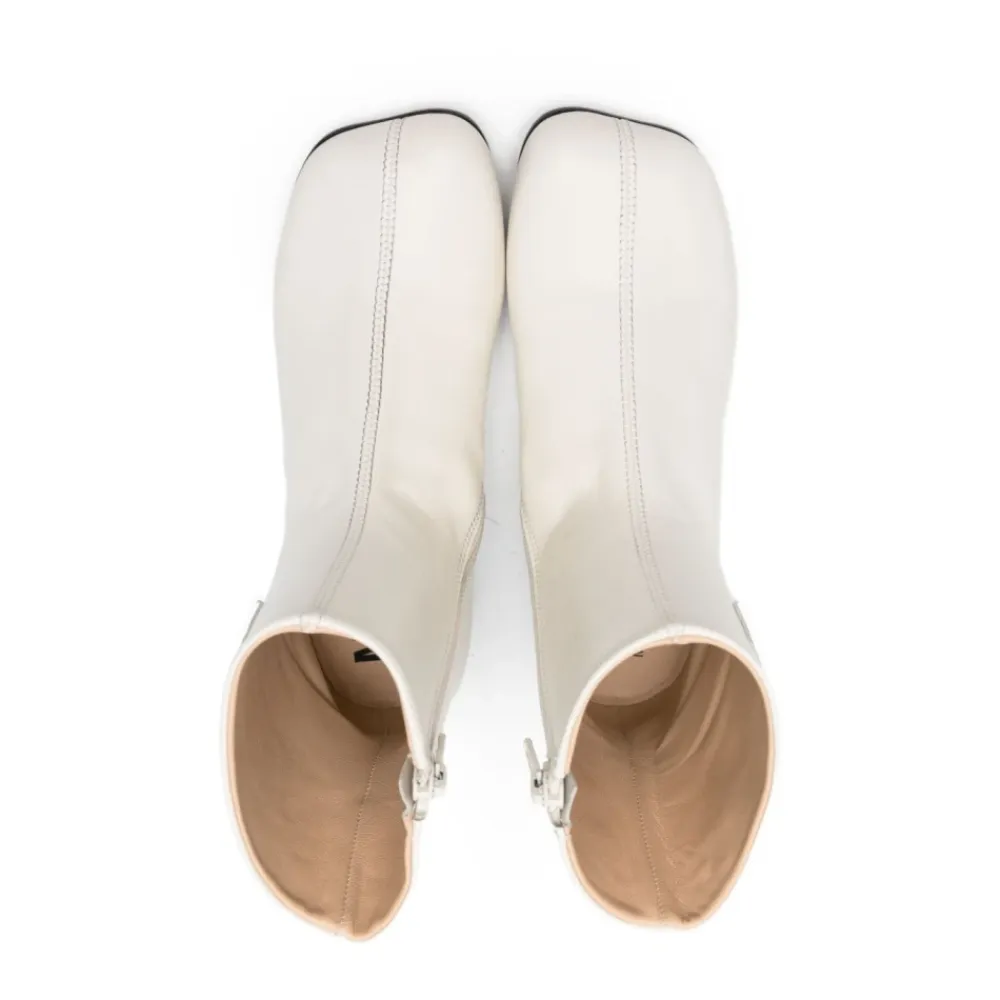 Gummistøvler<MM6 Maison Margiela Regnstøvler Hvid