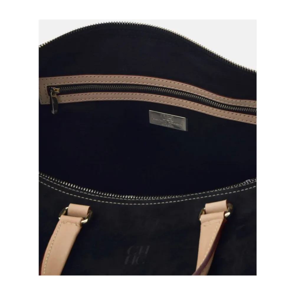 Rejsetasker^Carolina Herrera Rejsetaske Andy Nobuck Sort