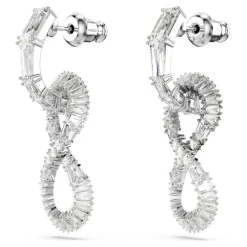 Smykker<Swarovski Øreringe Unisex Hyperbola Infinity Hvid Rhodium-belagt 5679793 Grå