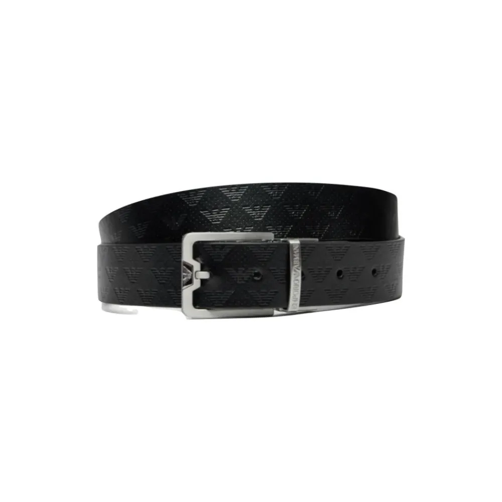 Bælter<Armani Reversibelt Bælte Sort
