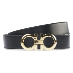 Bælter<Ferragamo Reversibelt Bælte Sort