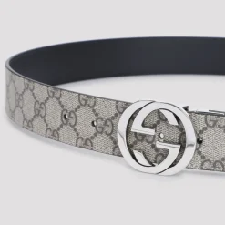Bælter^Gucci Reversibelt Bælte med GG Multifarvet