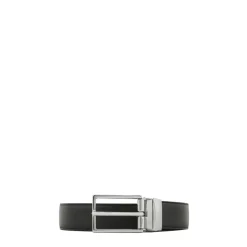 Bælter<Emporio Armani Reversible Bælter Italien Sort