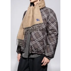 Halstørklæder Og Tørklæder|Tørklæder<Burberry Reversible Cashmere Scarf Beige