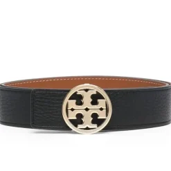 Bælter<Tory Burch Reversible Miller Bælte med Logo Spænde Sort