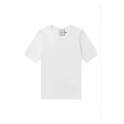 T-Shirts<Munthe Ribbet Top Hvid