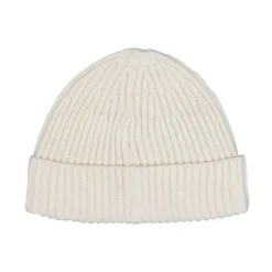 Huer, Kasketter & Hatte<Stone Island Ribbet uld hue Beige