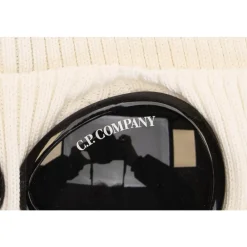 Huer, Kasketter & Hatte<C.P. Company Ribstrikket hue Hvid