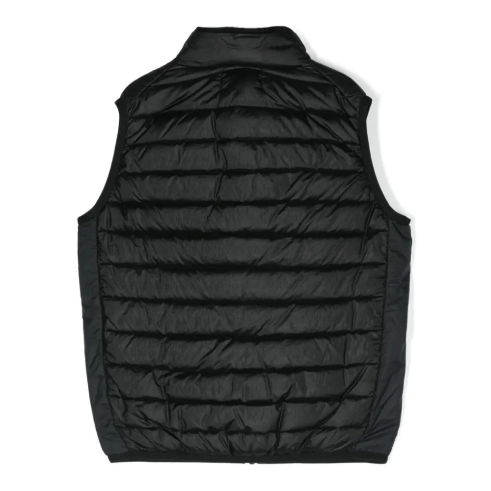 Jakker<Stone Island Ærmeløs Vatteret Vest Sort