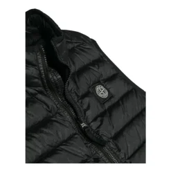 Jakker<Stone Island Ærmeløs Vatteret Vest Sort