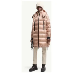 Frakker<Moncler Rochelairs Long Down Jacket Pink