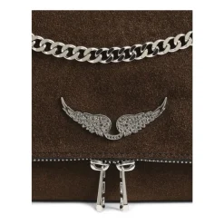 Clutch^Zadig & Voltaire Rock II Suede Clutch Taske Brun