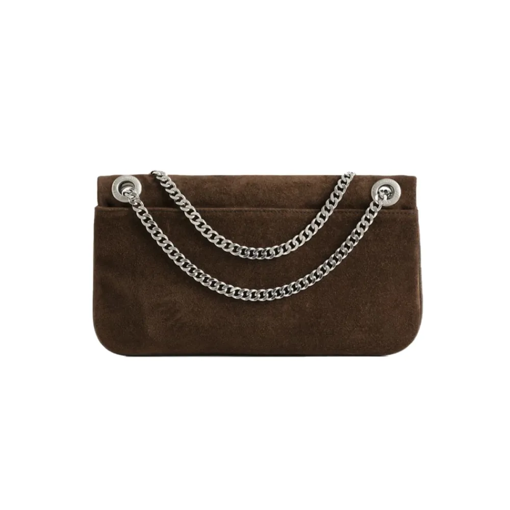Clutch^Zadig & Voltaire Rock II Suede Clutch Taske Brun
