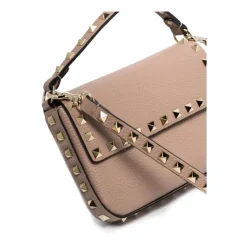 Håndtasker<Valentino Garavani Rockstud Leather Mini Bag Pink