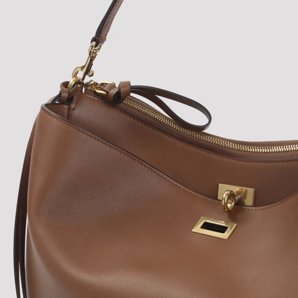 Skuldertasker^Balenciaga Rodeo Hobo M Skuldertaske Brun