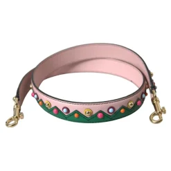 Tilbehør Til Tasker^Dolce & Gabbana Rosa Læder Skulderrem Tilbehør Multifarvet