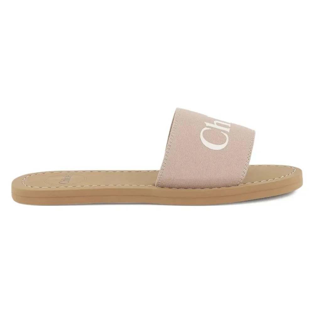 Sandaler^Chloé Rosa Sandaler med Fåreskind Foring Pink