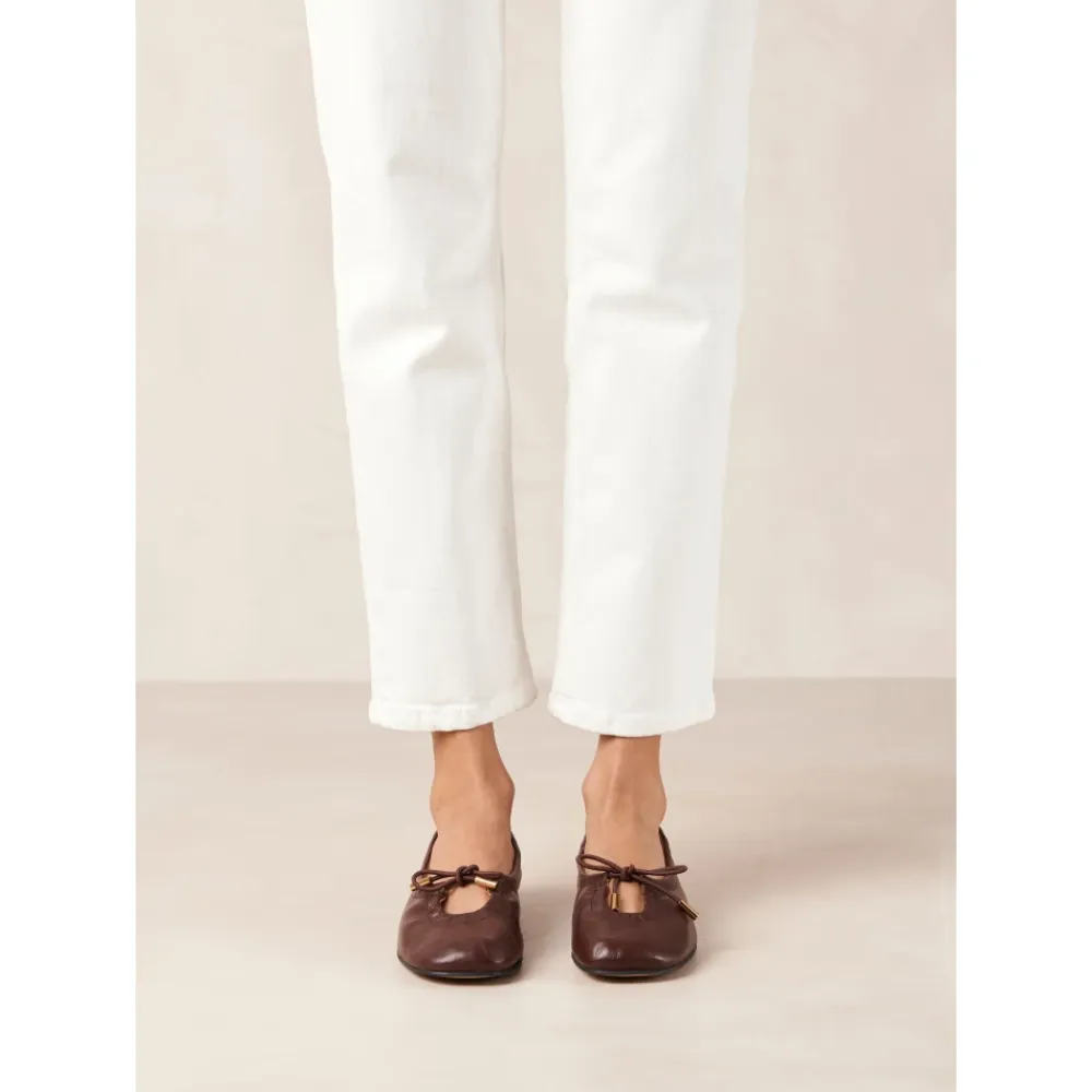 Ballerina Sko^ALOHAS Rosalind Læder Ballet Flats Brun