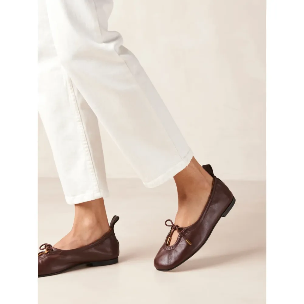Ballerina Sko^ALOHAS Rosalind Læder Ballet Flats Brun