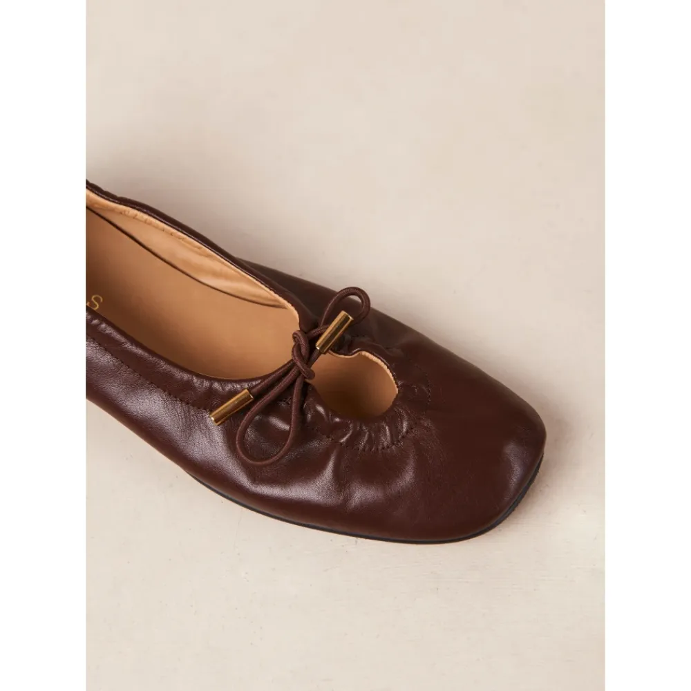 Ballerina Sko^ALOHAS Rosalind Læder Ballet Flats Brun