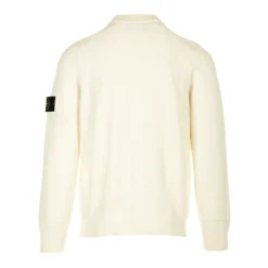 Strik^Stone Island Round-neck Knitwear Hvid