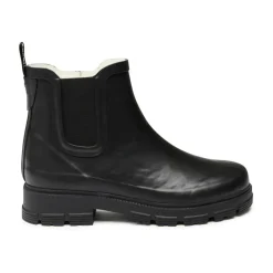 Chelsea Boots^Angulus Rubber Boot with Wool Lining 1053 Sort