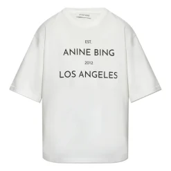 T-Shirts<Anine Bing Rudy T-shirt Hvid