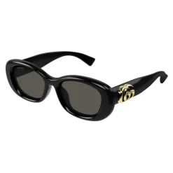 Solbriller|Solbriller^Gucci Runde solbriller Sort