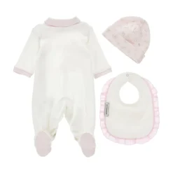 Jumpsuits^Monnalisa Rundhalset jumpsuit med kaningrafik Beige