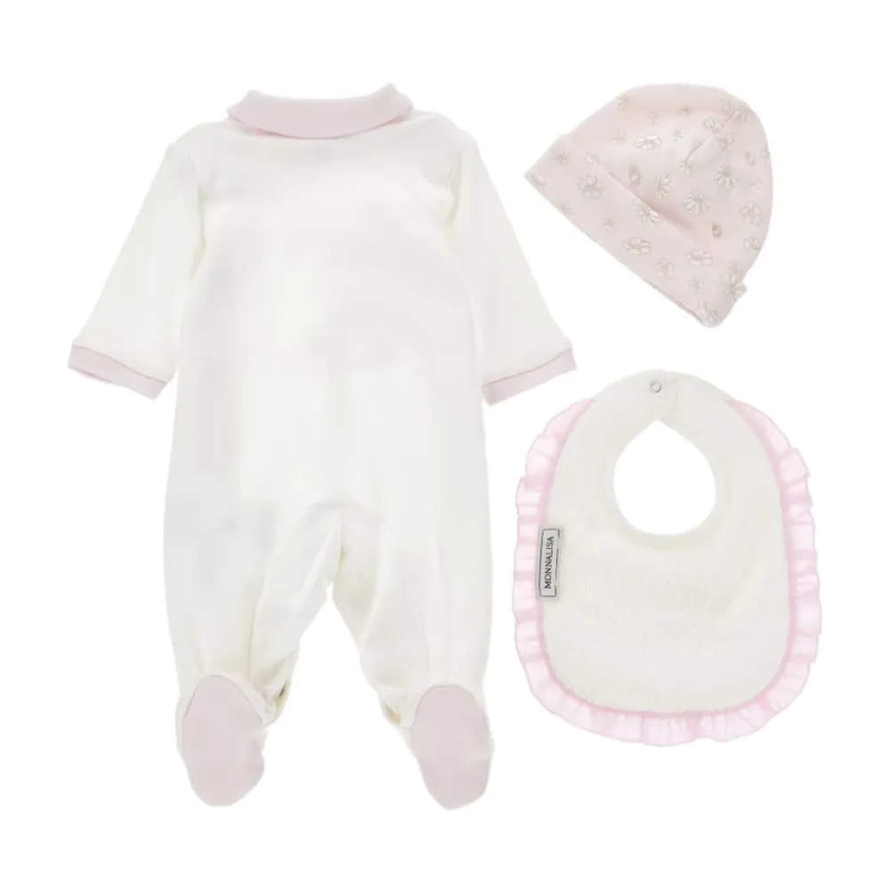 Jumpsuits^Monnalisa Rundhalset jumpsuit med kaningrafik Beige