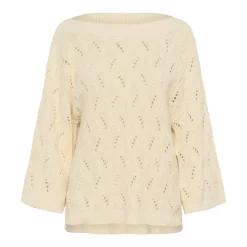 Striktrøjer & Sweatere^Soaked in Luxury Rundhalset strik Beige