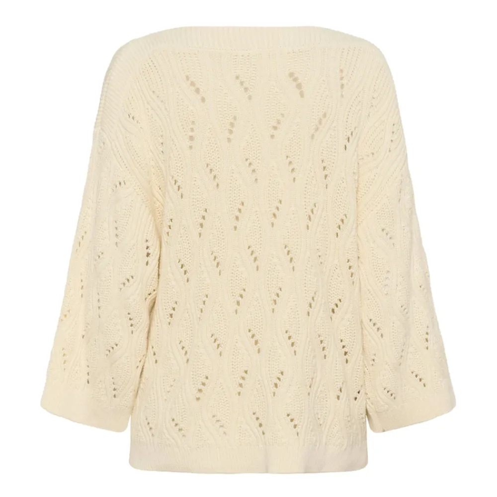 Striktrøjer & Sweatere^Soaked in Luxury Rundhalset strik Beige