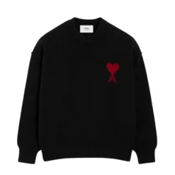 Strik^Ami Paris Rundhalset sweatshirt Sort