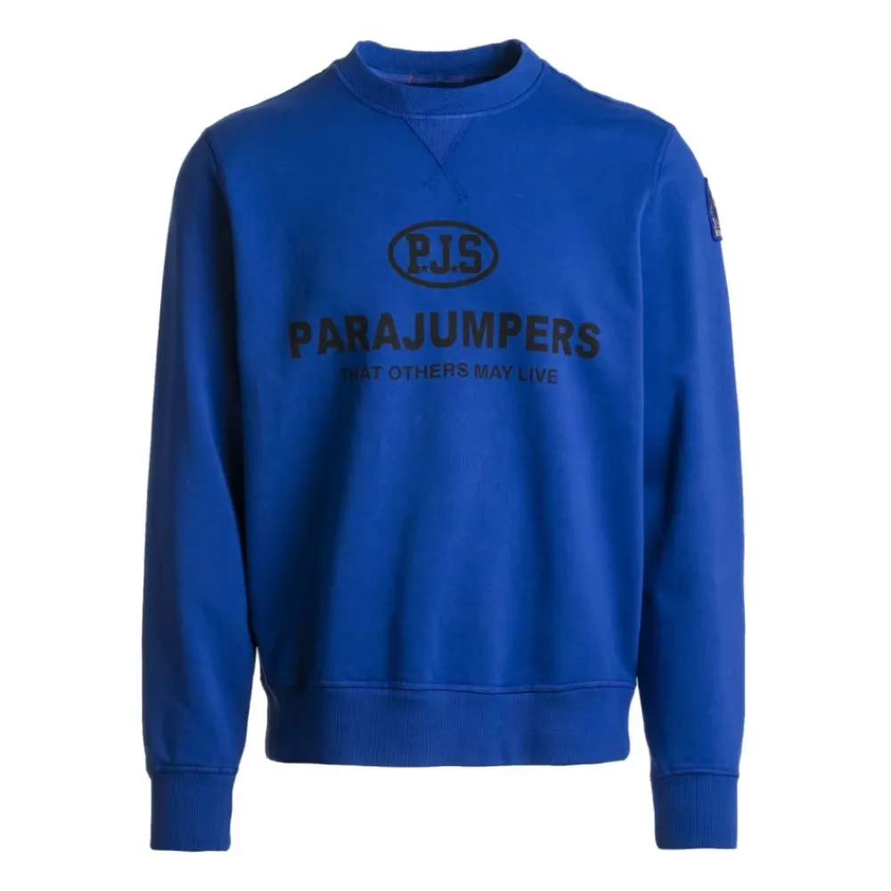 Sweatshirts^Parajumpers Rundhalset Sweatshirt Blå