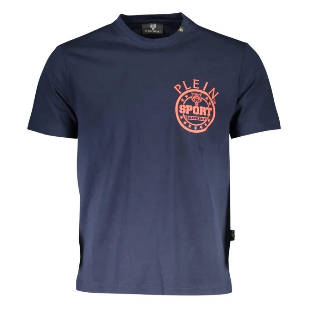 T-Shirts & Toppe<Plein Sport Rundhalset T-shirt Blå