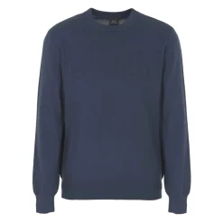 Sweatshirts<Armani Exchange Rundhals-pullover i uldblanding Blå