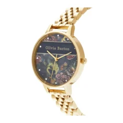 Ure<Olivia Burton Rundt Armbåndsur Gul