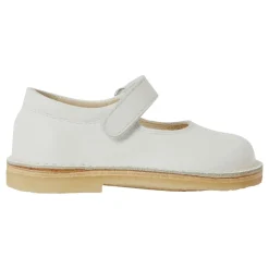 Ballerinasko^Il Gufo Rundtået ballerina sko Hvid